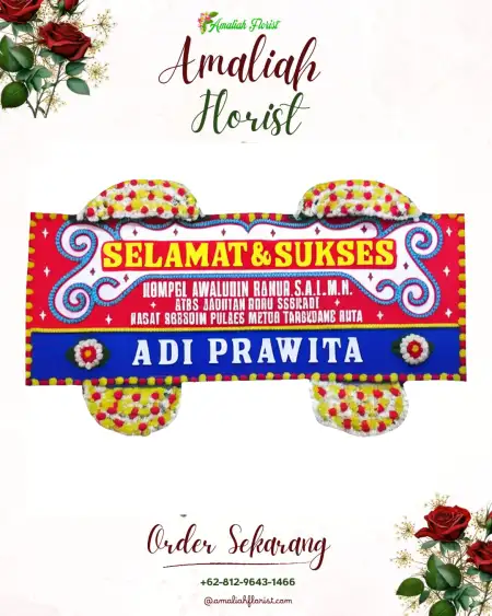 Papan Bunga Ucapan Selamat Paduraksa